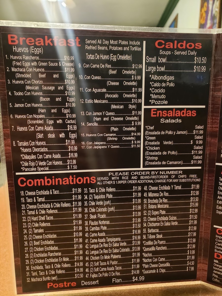 Playa Baja Menu - Image 3