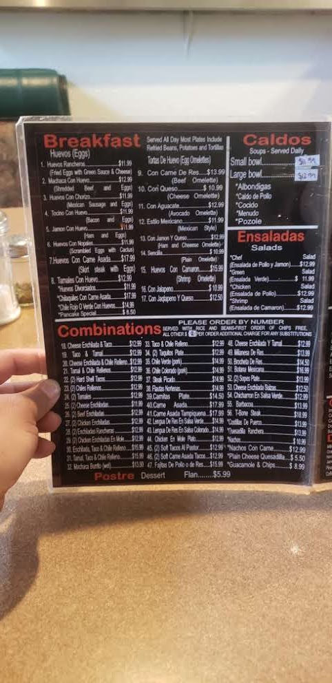 Playa Baja Menu - Image 4